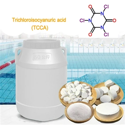 How do you use trichloroisocyanuric acid in a pool?