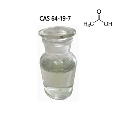 What is the density of acetic acid (CAS 64-19-7) liquid in g mL?